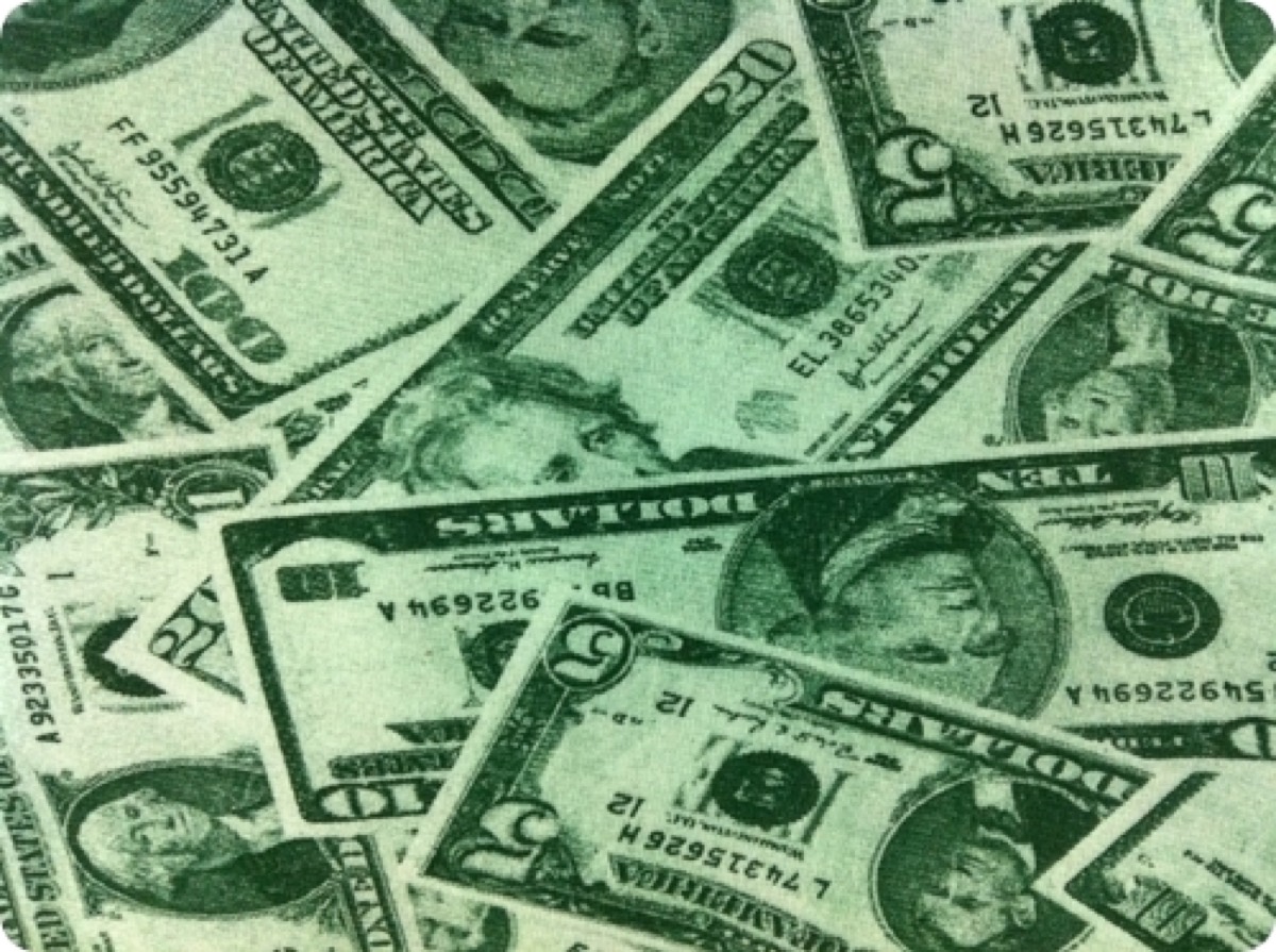 Dolar knitted fabric print design