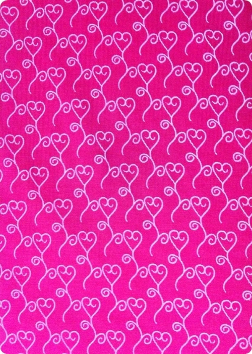 Sevgililer günü knitted fabric print design
