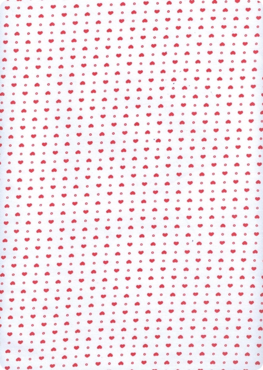 Küçük kalp knitted fabric print design
