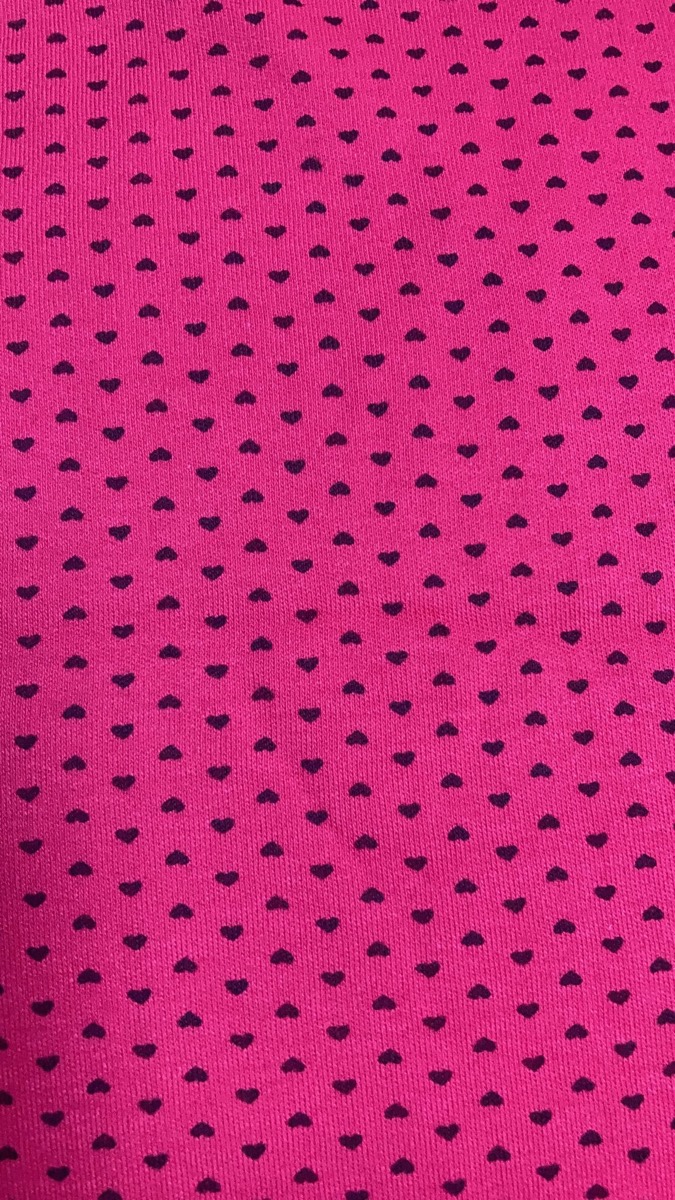 Sade kalp knitted fabric print design