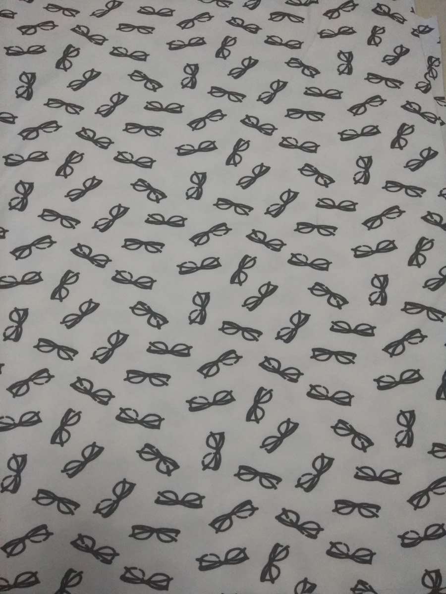 Gözlük knitted fabric print design