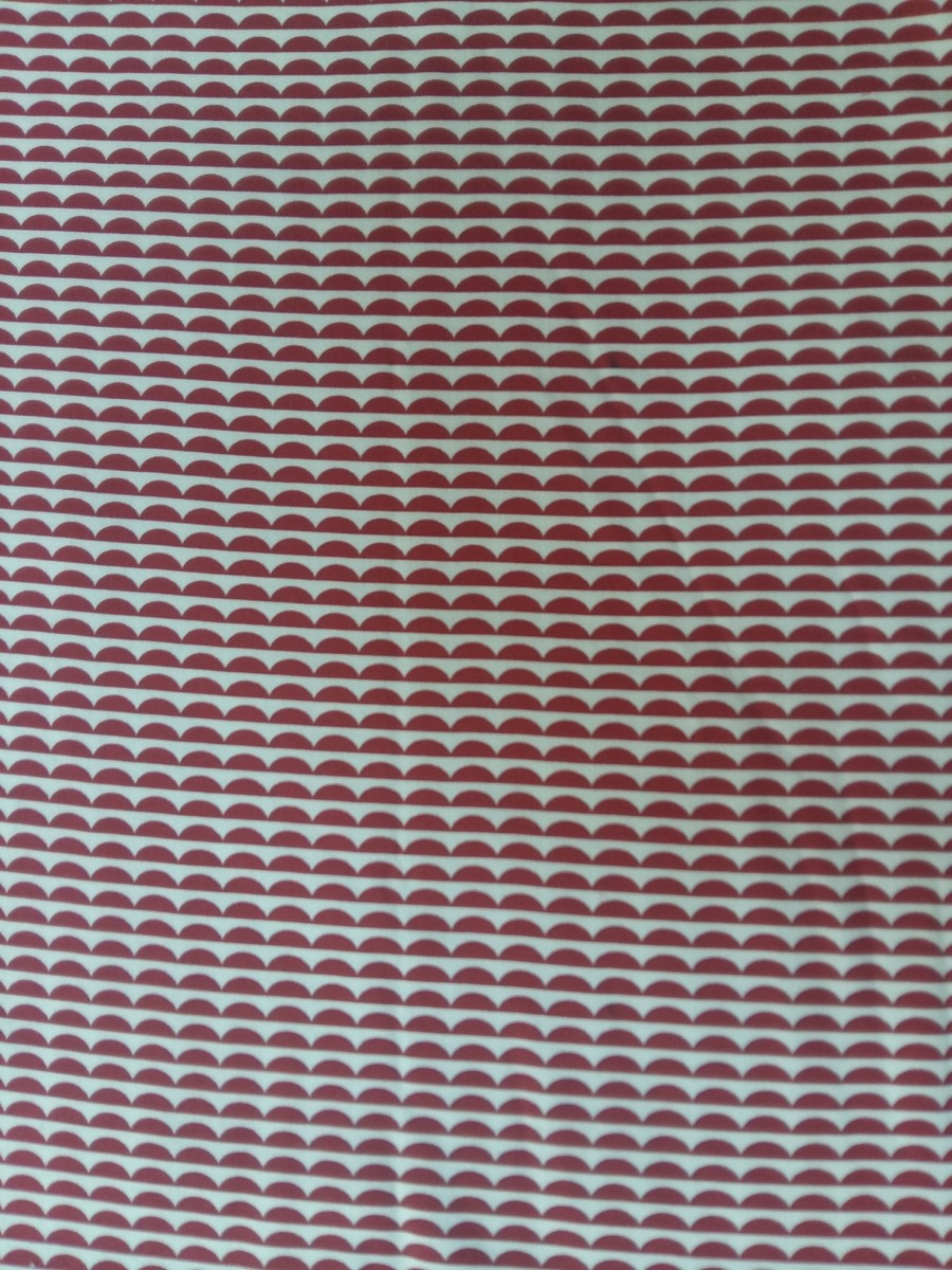 Yarım puan knitted fabric print design