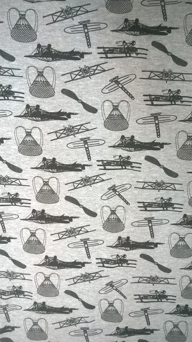 Parasutlu knitted fabric print design
