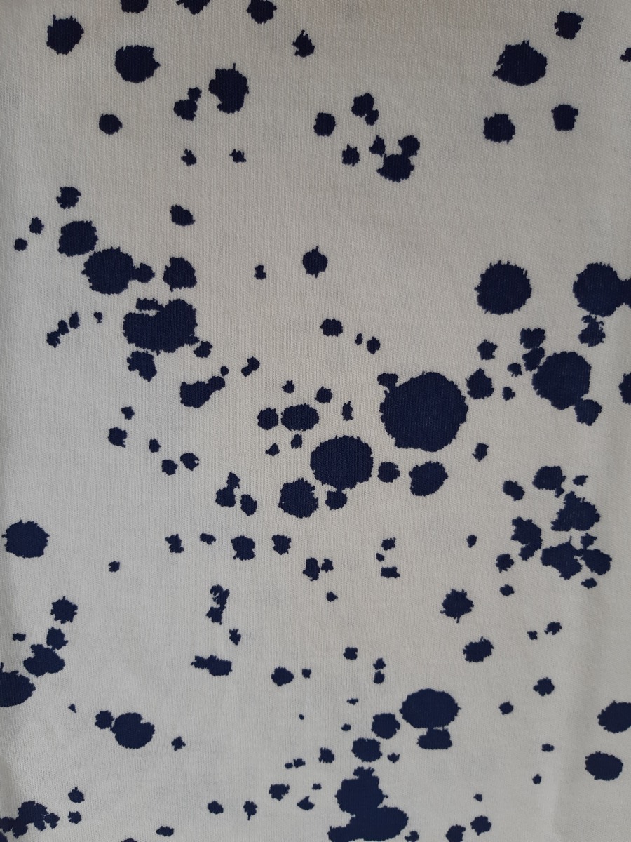 Serpme knitted fabric print design