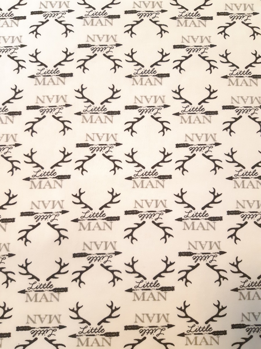 Man desen knitted fabric print design
