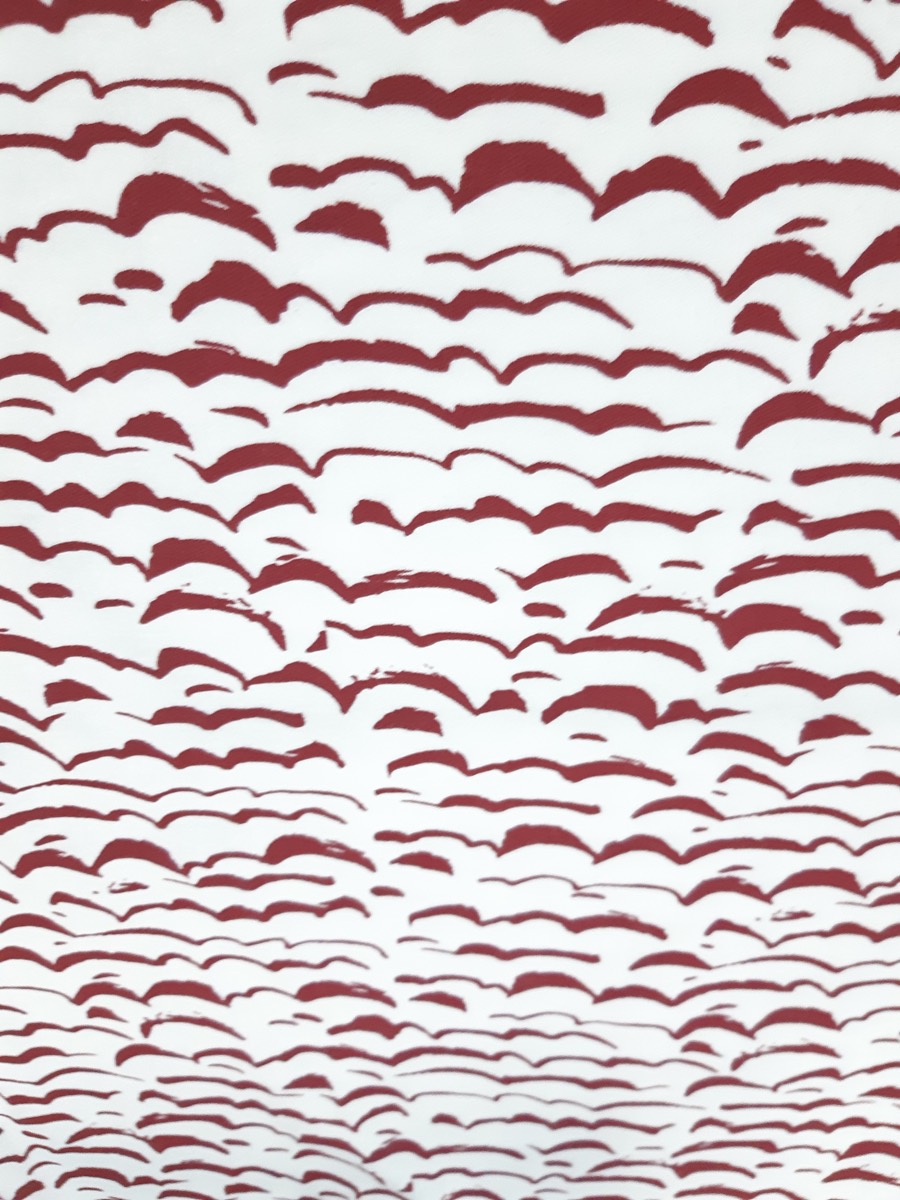 Dalga knitted fabric print design