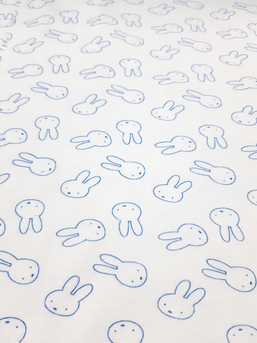 Tavşan kulak knitted fabric print design