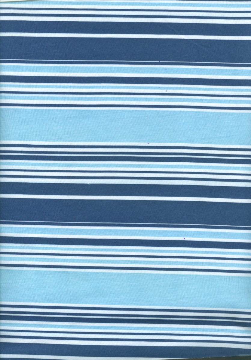 Kalin ve ince enine çizgi knitted fabric print design