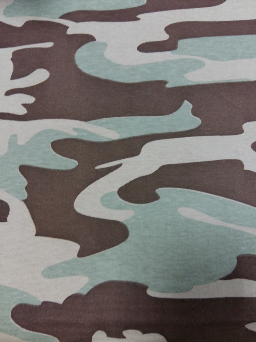 Kamuflaj knitted fabric print design