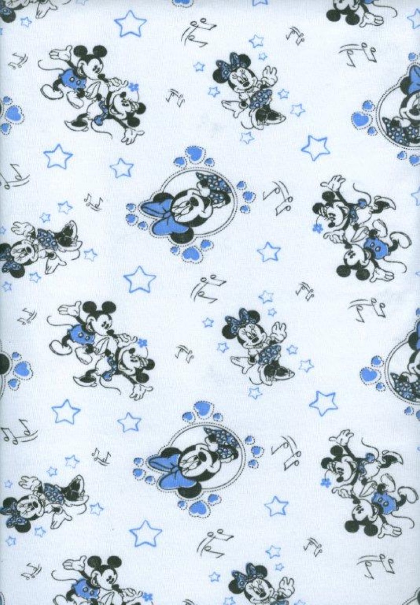 Dans eden mickey mouse knitted fabric print design