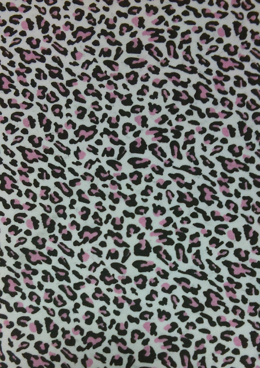 Küçük leopar knitted fabric print design