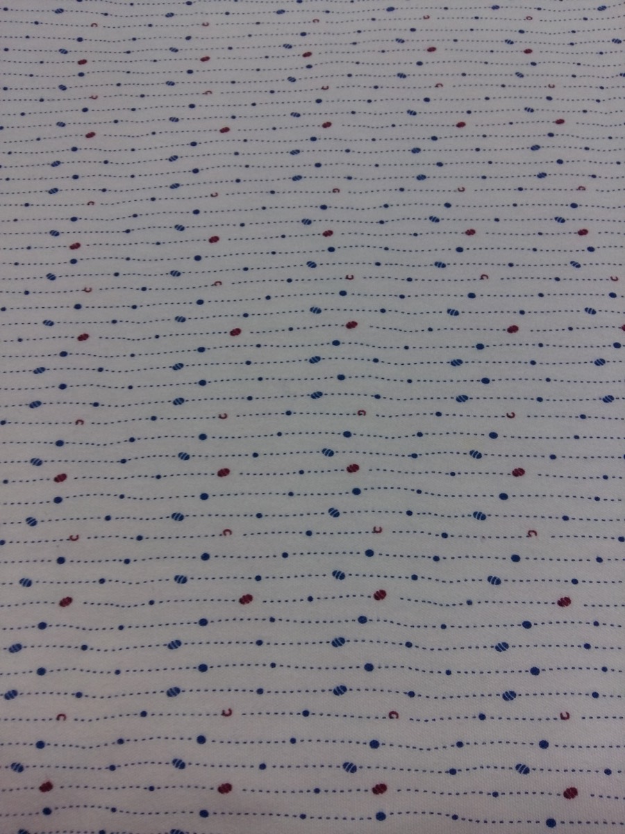 Çizgili puan knitted fabric print design