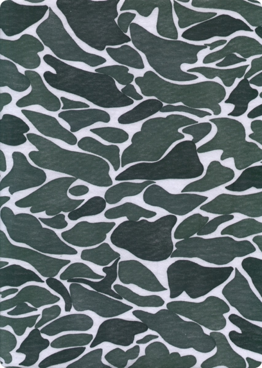 Kamuflaj knitted fabric print design