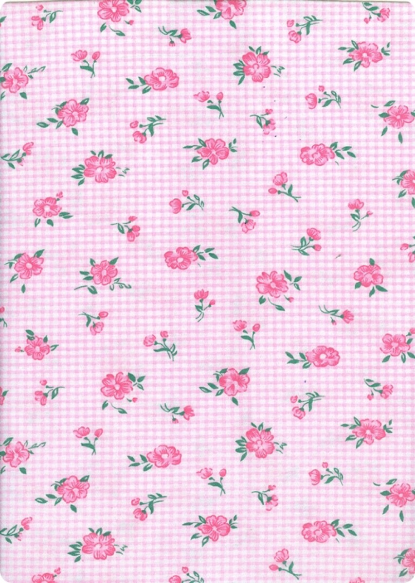 Ekose papatya knitted fabric print design