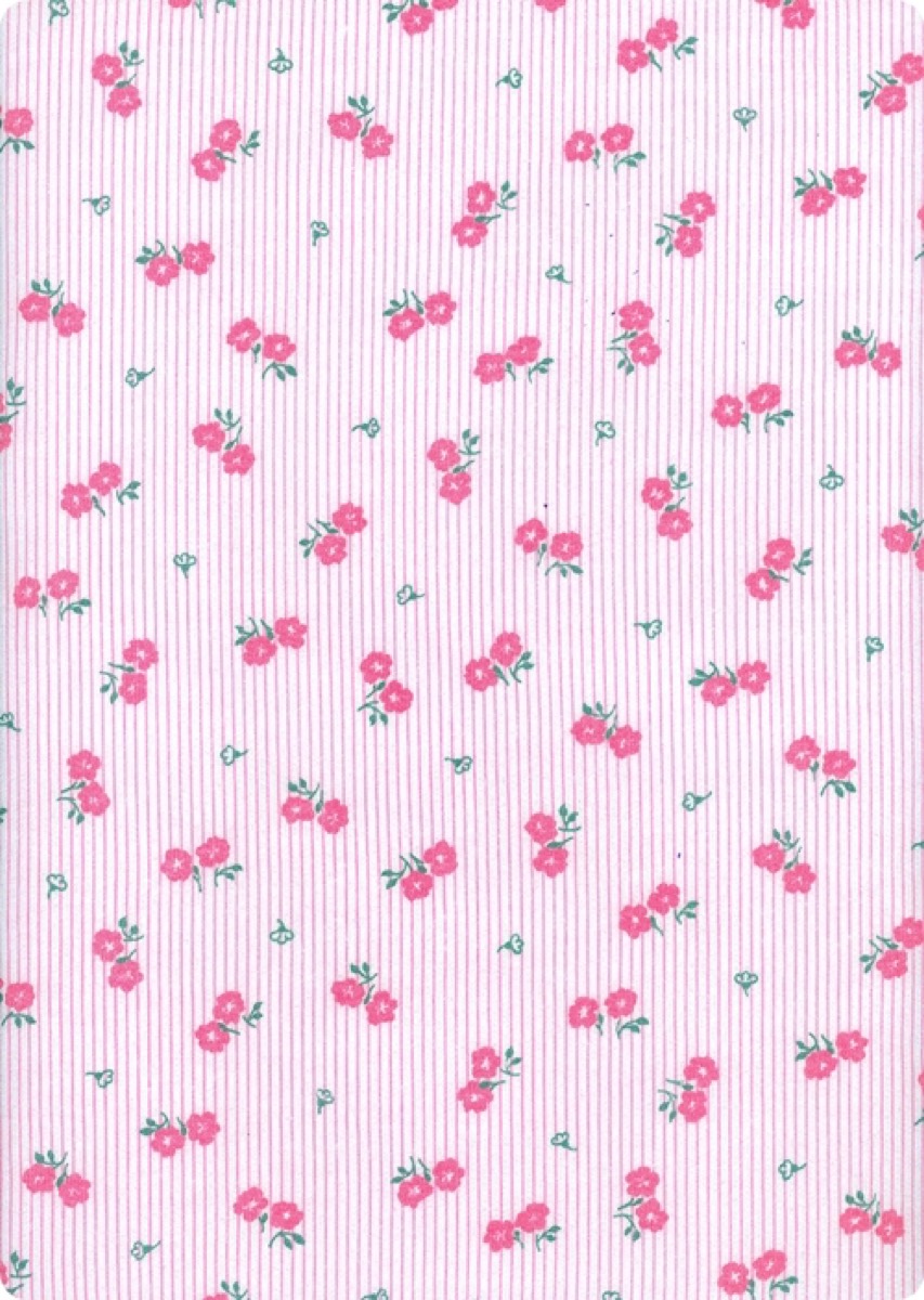 Çizgili tomurcuk knitted fabric print design