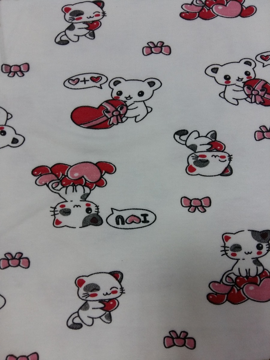 Kedili knitted fabric print design
