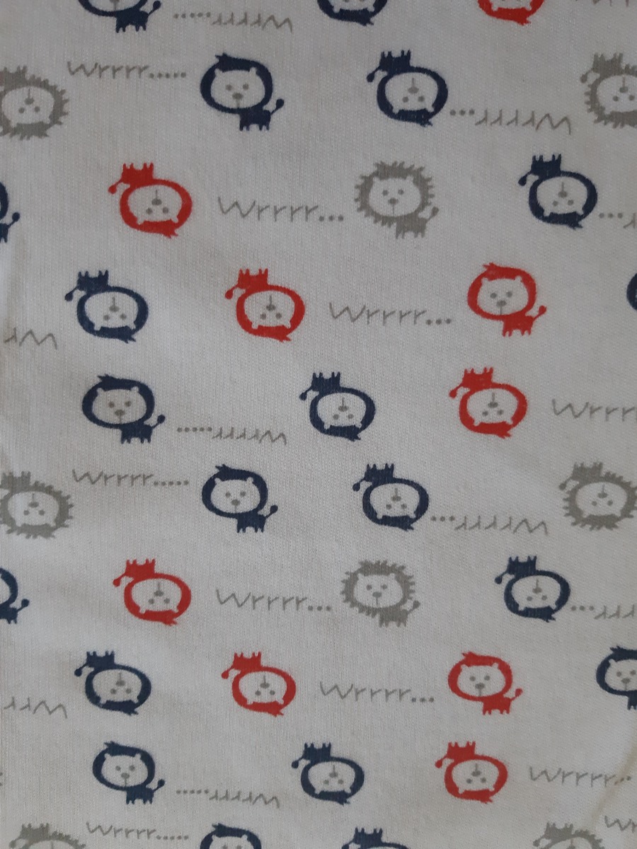 Ayılı knitted fabric print design