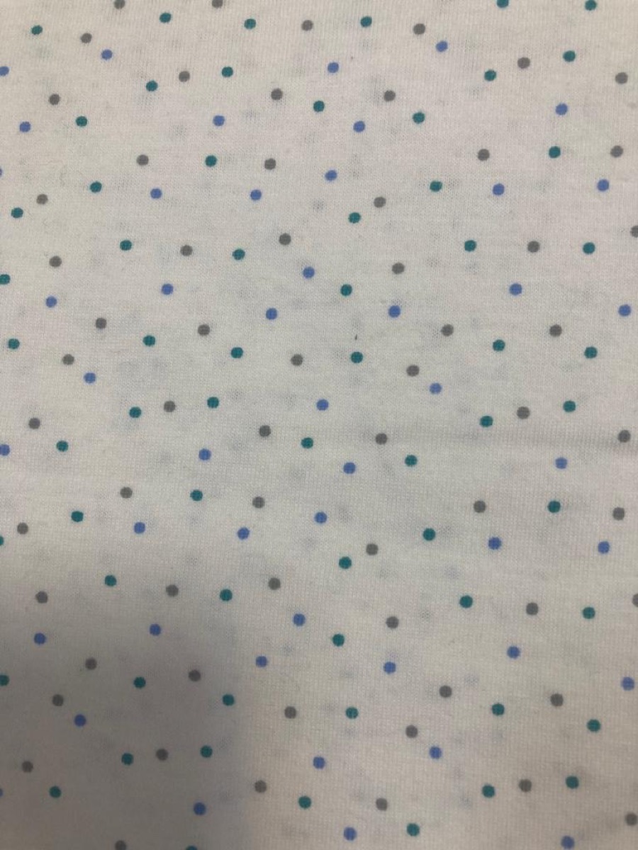 Üçlü puanti knitted fabric print design