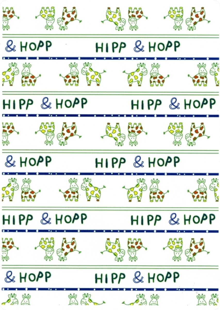 Hipp hopp knitted fabric print design