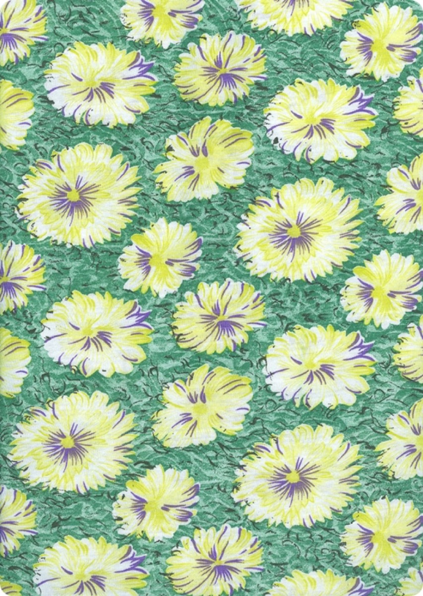 Papatya knitted fabric print design