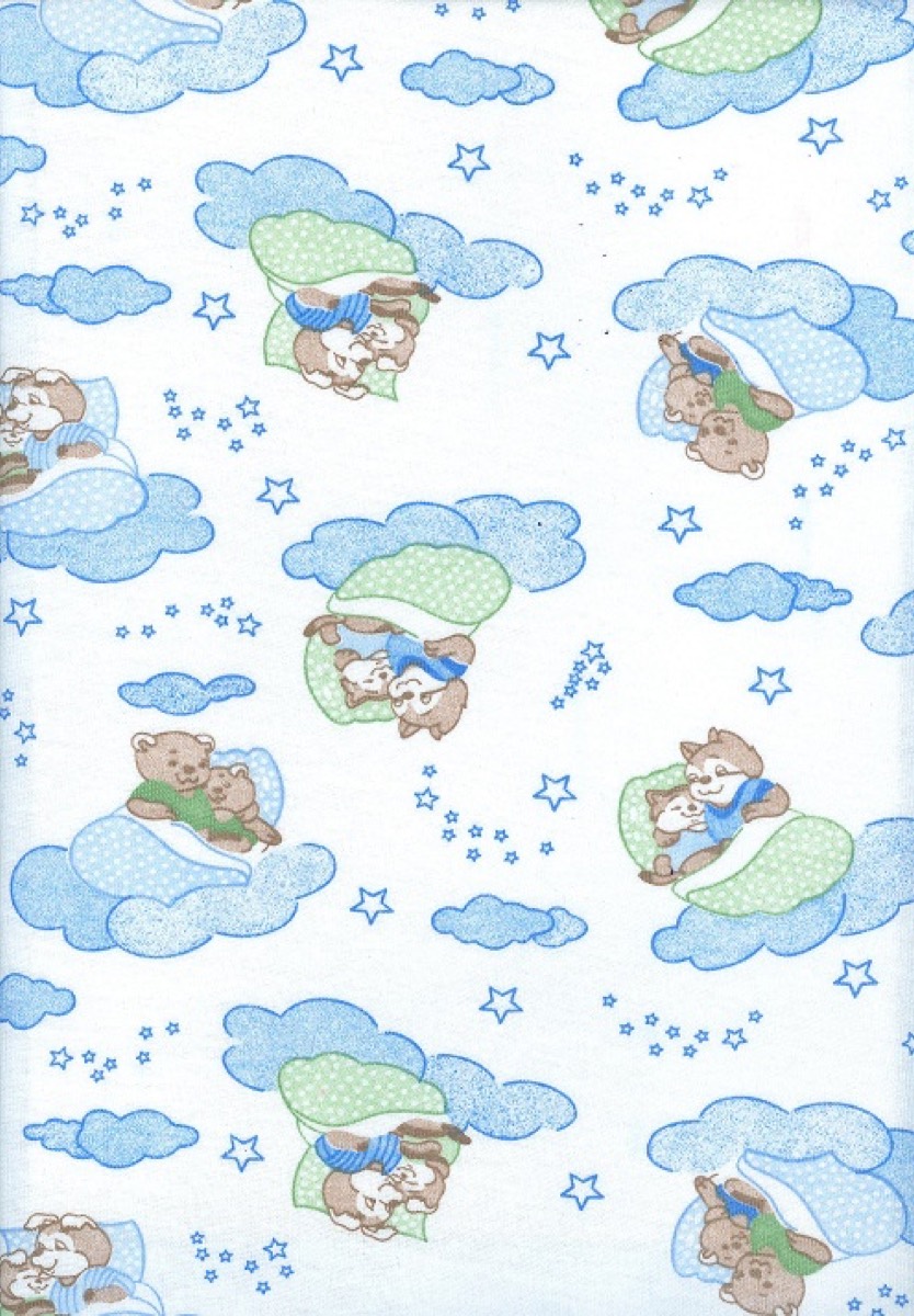 Bulutlu ayı knitted fabric print design