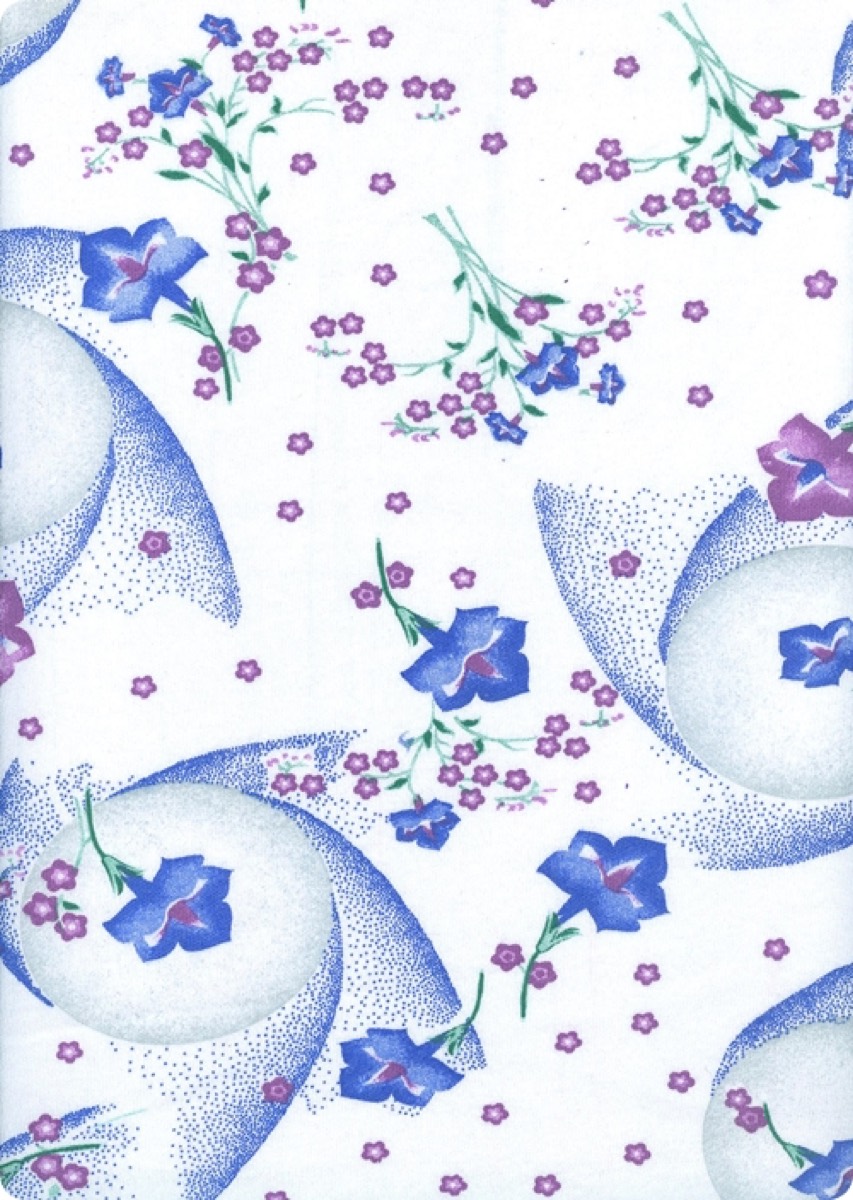 Rüzgar gülü knitted fabric print design